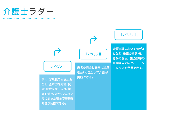 介護士ラダー　レベルⅠ～Ⅲ